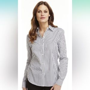 Chaps Women’s No Iron Button front Long Sleeves